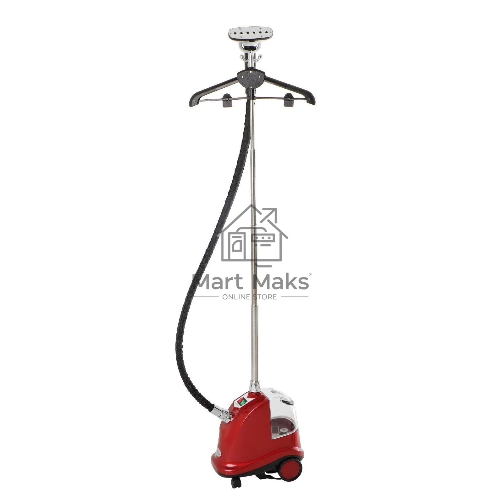 Отпариватель Kelli KL-7 красный, 2800 Вт, 90 г/мин, 3000 мл