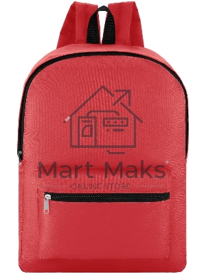 Рюкзак Silwerhof Simple, красный, 28x41x14см, 830836