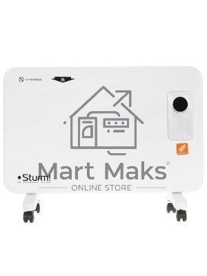 Конвектор Sturm! CH1000D, белый, 1000 Вт, 15 м2, дисплей, электронный термостат