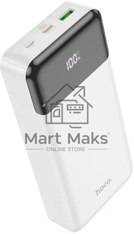 Портативный аккумулятор Hoco J102A Cool figure 20000mAh QC/PD 20W 5A USB-A/USB-C белый (J102A COOL FIGURE белый)