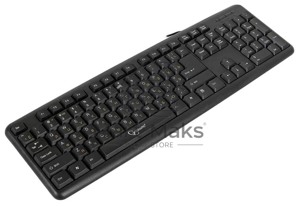 Клавиатура Gembird KB-8320U-BL проводная, USB, черный