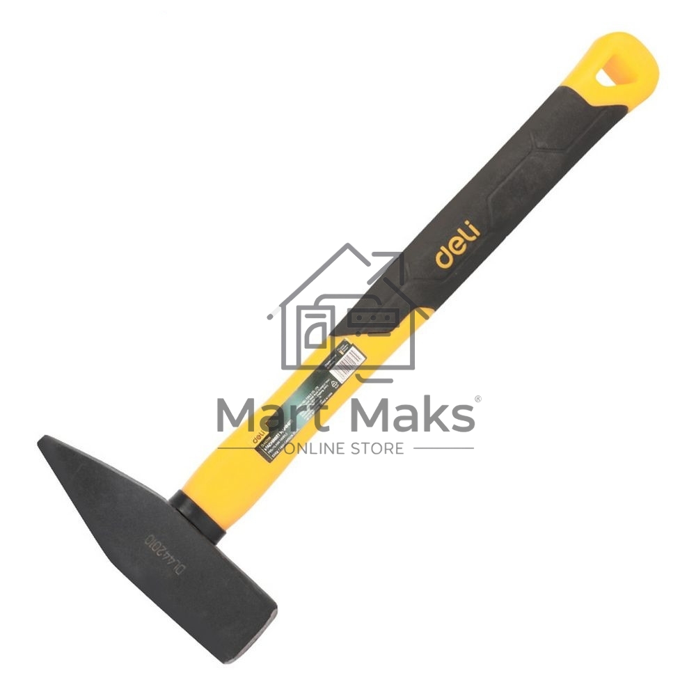 Слесарный молоток Deli DL442010 1000 гр Фиберглассовая рукоять
