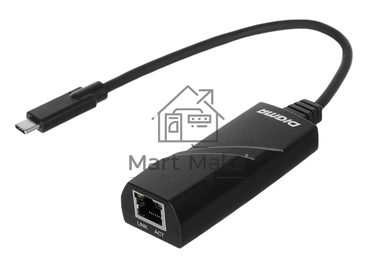 Сетевой адаптер Ethernet Digma D-USBC-LAN1000