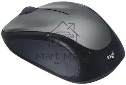 Мышь беспроводная Logitech M235n серый/черный, 1000 dpi, радиоканал, USB, кнопки - 3