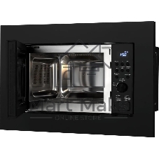 Встраиваемая микроволновая печь Weissgauff HMT-620 B Grill черный, 20 л, 700 Вт, переключатели - кнопки/поворотный механизм