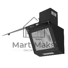 Вытяжка каминная наклонная Maunfeld Astro 60 черный/черное стекло, 60 см, 850 куб. м/ч, 60 дБ