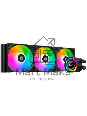 Система жидкостного охлаждения ID-Cooling FX360 TD ARGB Soc-AM5/AM4/1200/1700/1851 черный 4-pin 27.2dB Al+Cu LCD 350W Ret