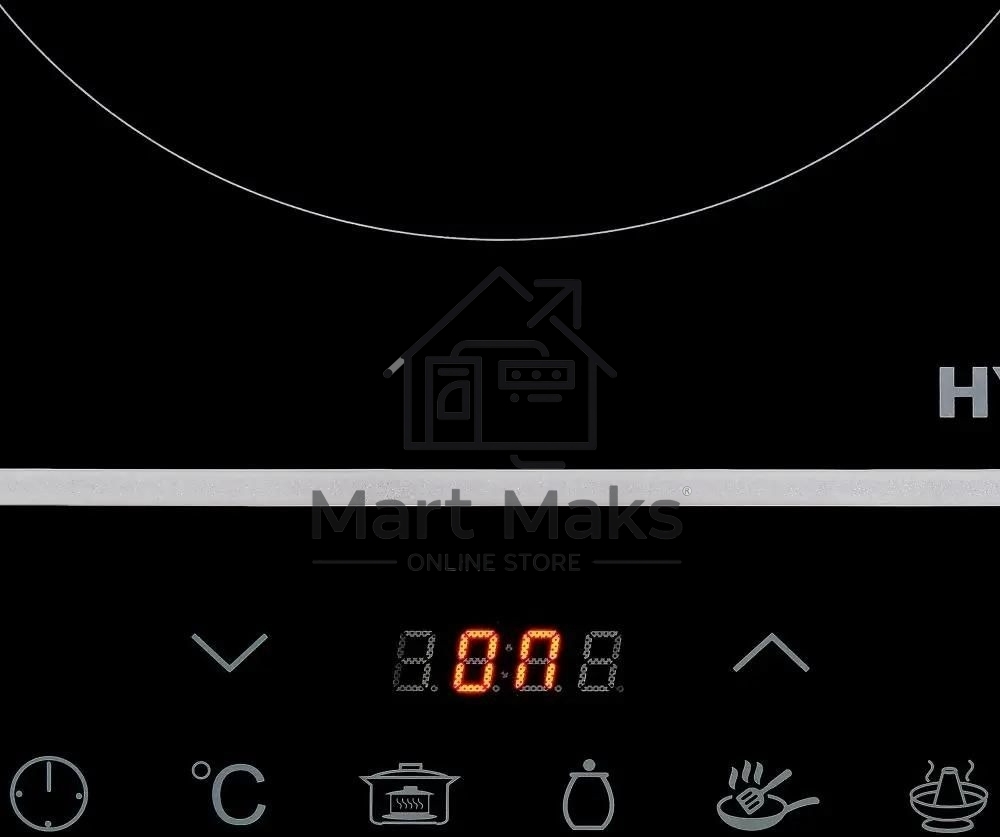 Плита настольная электрическая Hyundai HYC-0104 черный стеклокерамика (настольная)