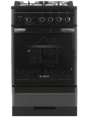 Плита газовая Gefest ПГ 5500-03 0044 черный, конфорок 4 шт, духовка 52 л, 50 см x 85 см x 58.5 см