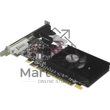 Видеокарта AFOX GeForce GT 610, 2 GB DDR3, 64 bit, HDMI, DVI-D, VGA, GPU 810 MHz
