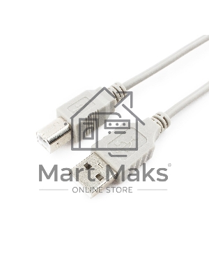 Кабель USB2.0 Cablexpert CC-USB2-AMBM-10-N, AM/BM, медь, 3.0м, пакет