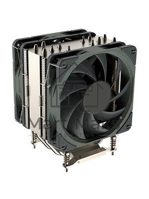 Кулер для процессора Alseye R26 серебристый, 92 мм, алюминий/медь, 2520 об/мин, 28 дБ, 4 pin, 280 Вт, 155 мм