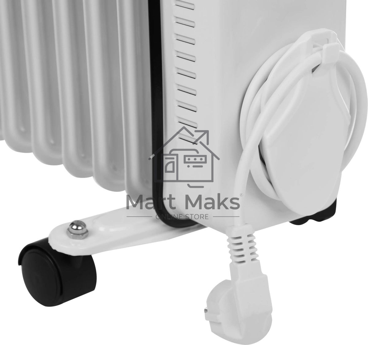 Масляный обогреватель Centek CT-6207 (11 секций) белый, 1000/1750/2500 Вт, 25 м2, 3 режима, термостат