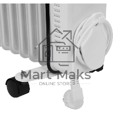 Масляный обогреватель Centek CT-6207 (11 секций) белый, 1000/1750/2500 Вт, 25 м2, 3 режима, термостат
