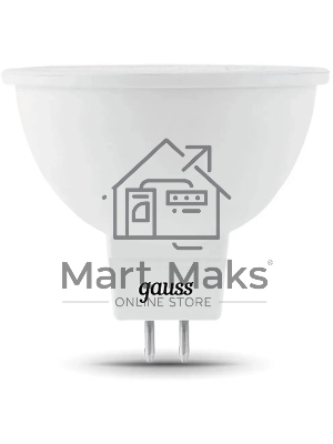 Лампа светодиодная Gauss 101505307 MR16 7W 630lm 6500K GU5.3