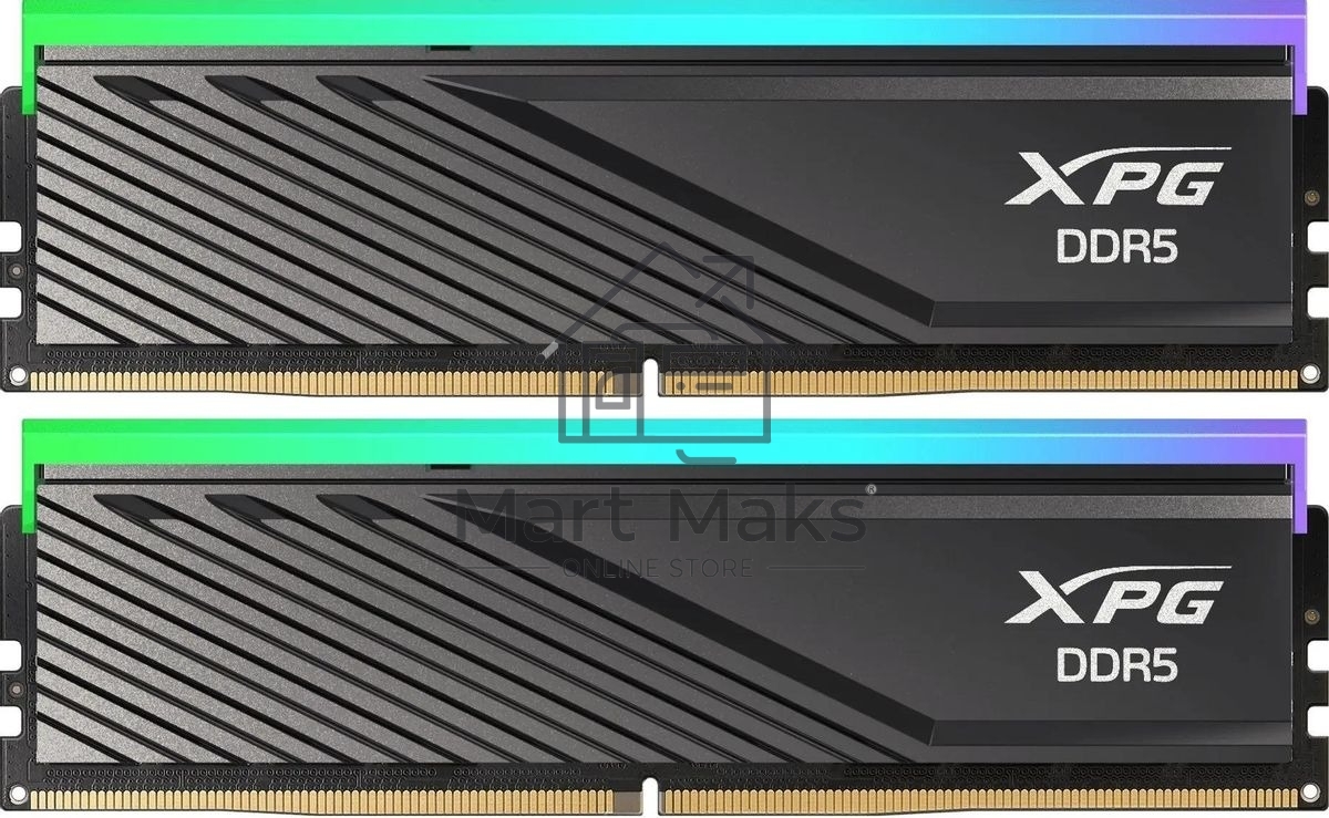 Оперативная память XPG Lancer Blade, DDR5, 32GB (2x16GB), 6000MHz, CL34, DIMM, с радиаторами, RGB, черный