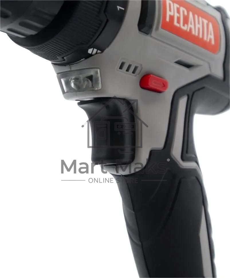 Дрель-шуруповерт аккумуляторная Ресанта ДА-20-2ЛК 75/14/11, Аккумуляторная, 20В, 2 АКБ, Кейс