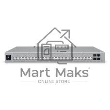 Kоммутатор PoE в стойку Ubiquiti UniFi Switch Pro HD 24 PoE, 22х 2.5G RJ45, 2х 10G RJ45, 4х 10G SFP+, раздача 600 Вт