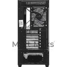 Корпус ACCORD ACC-ZA11B AR Black, Midi-Tower, чёрный, 4 x 120 мм