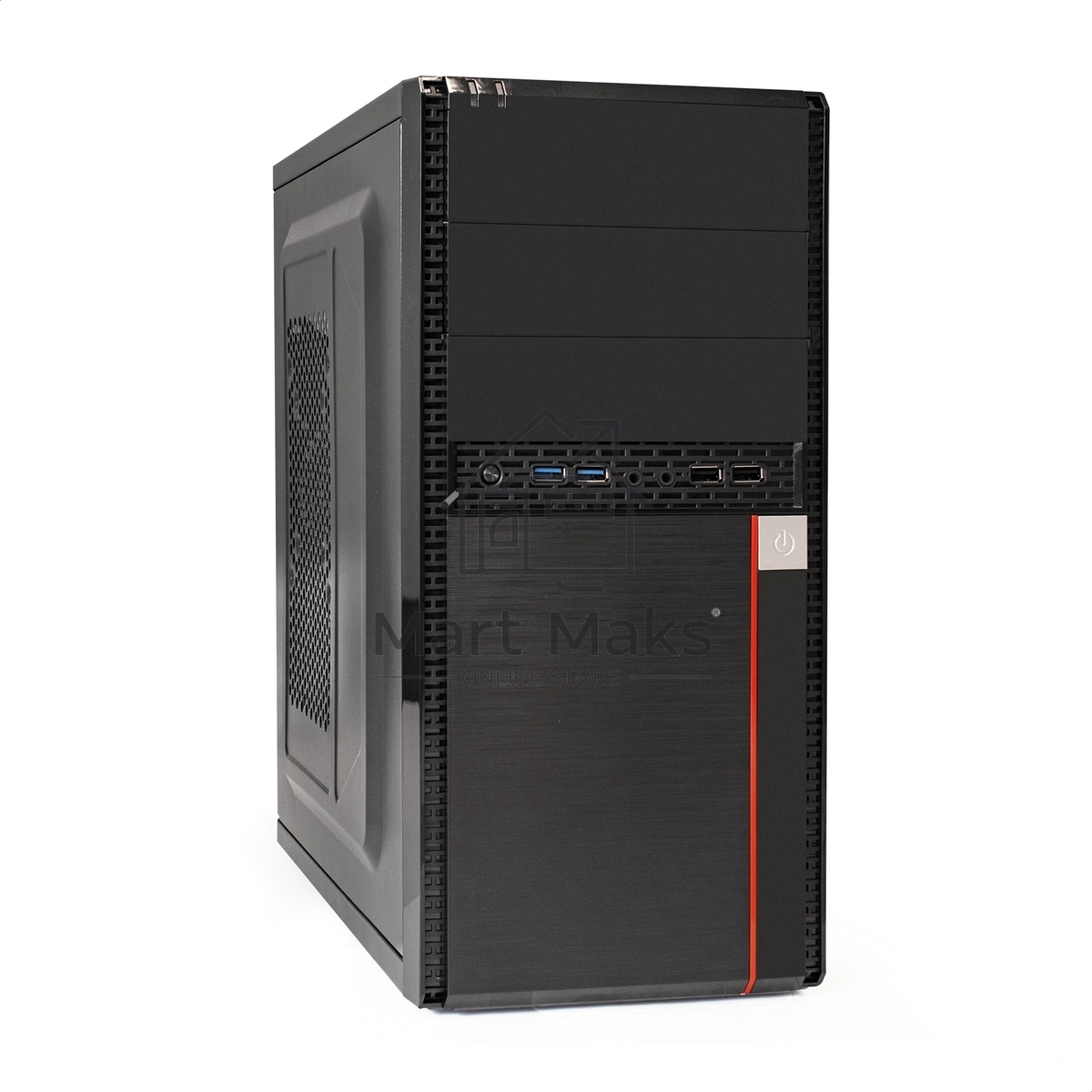 Корпус ExeGate MA-371X-UN500, Mini-Tower, чёрный, БП 500 Вт