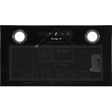 Вытяжка встраиваемая Weissgauff Box 1200 BL черный, 52 см, 900 куб. м/ч, 53 дБ