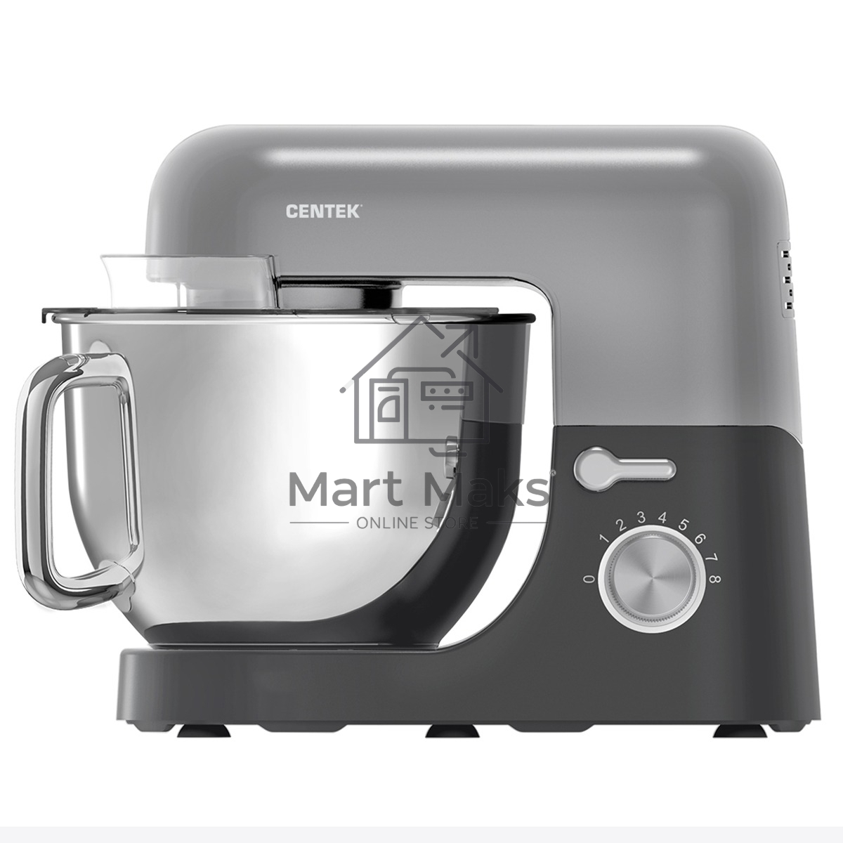 Миксер планетарный Centek CT-1151 DIJON (светл/серый)