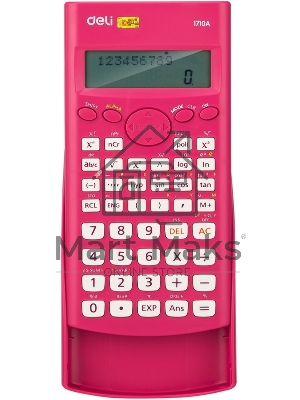 Калькулятор научный Deli E1710A/RED красный 10+2-разр.