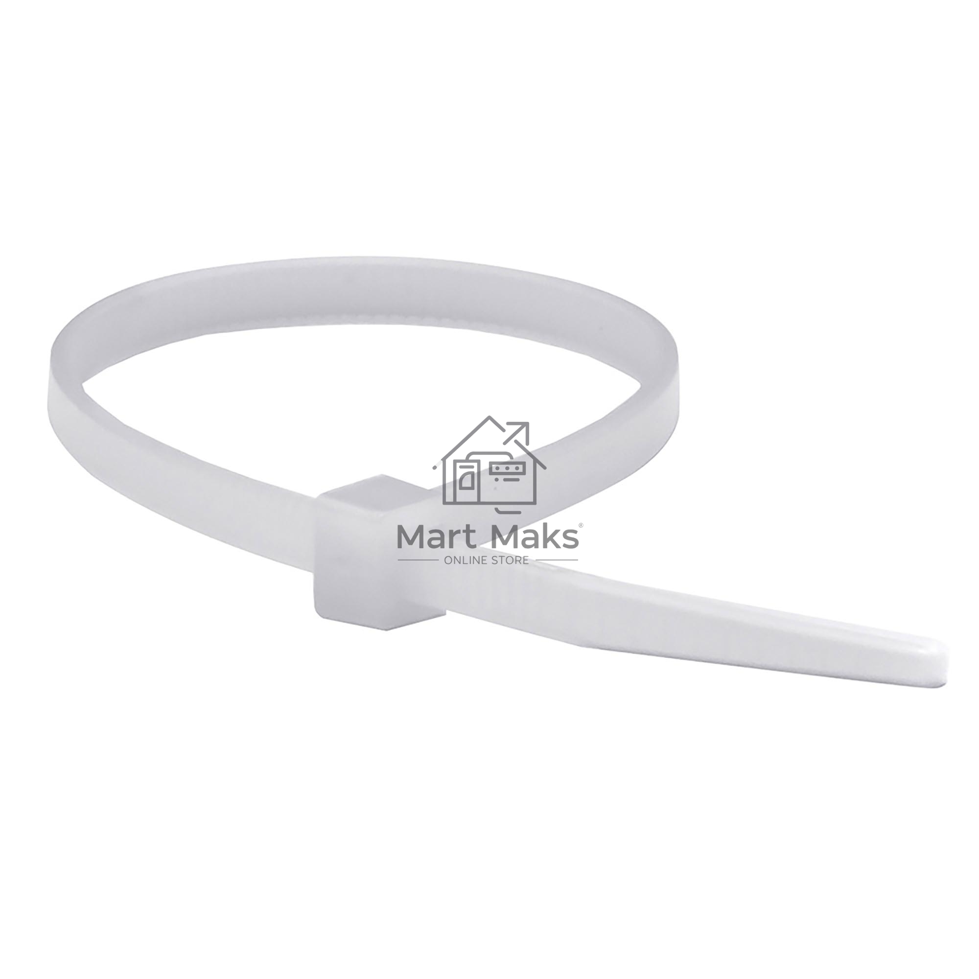 Хомут кабельный DKC 25219SR 4.8х360 полиамид белый (уп.100 шт)