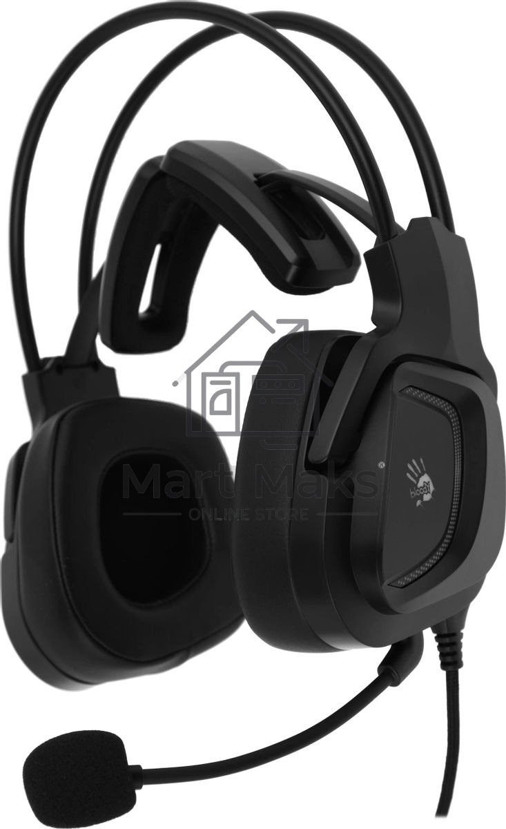 Гарнитура проводная с микрофоном A4Tech Bloody G575P черный 2м мониторные оголовье (G575P)