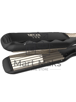 Стайлер для волос DELTA LUX DL-0540 черный/золотой, 45 мм, 215 °C, 1 режим