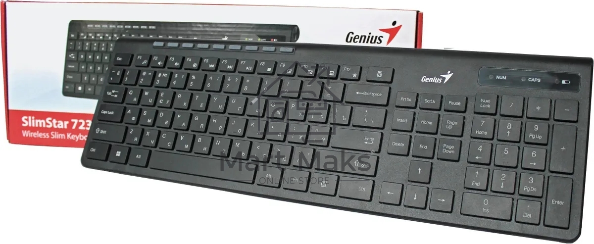 Клавиатура Genius SlimStar 7230 беспроводная, USB, Радиоканал, черный