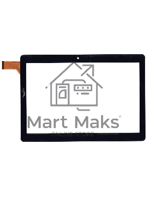 Сенсорное стекло (тачскрин) XC-PG1010-131-A1, черное