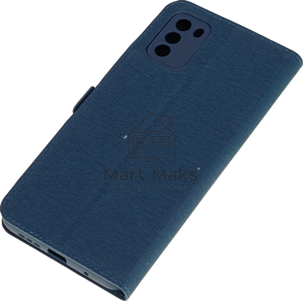 Чехол (флип-кейс) DF poFlip-03 для Xiaomi Poco M3 синий
