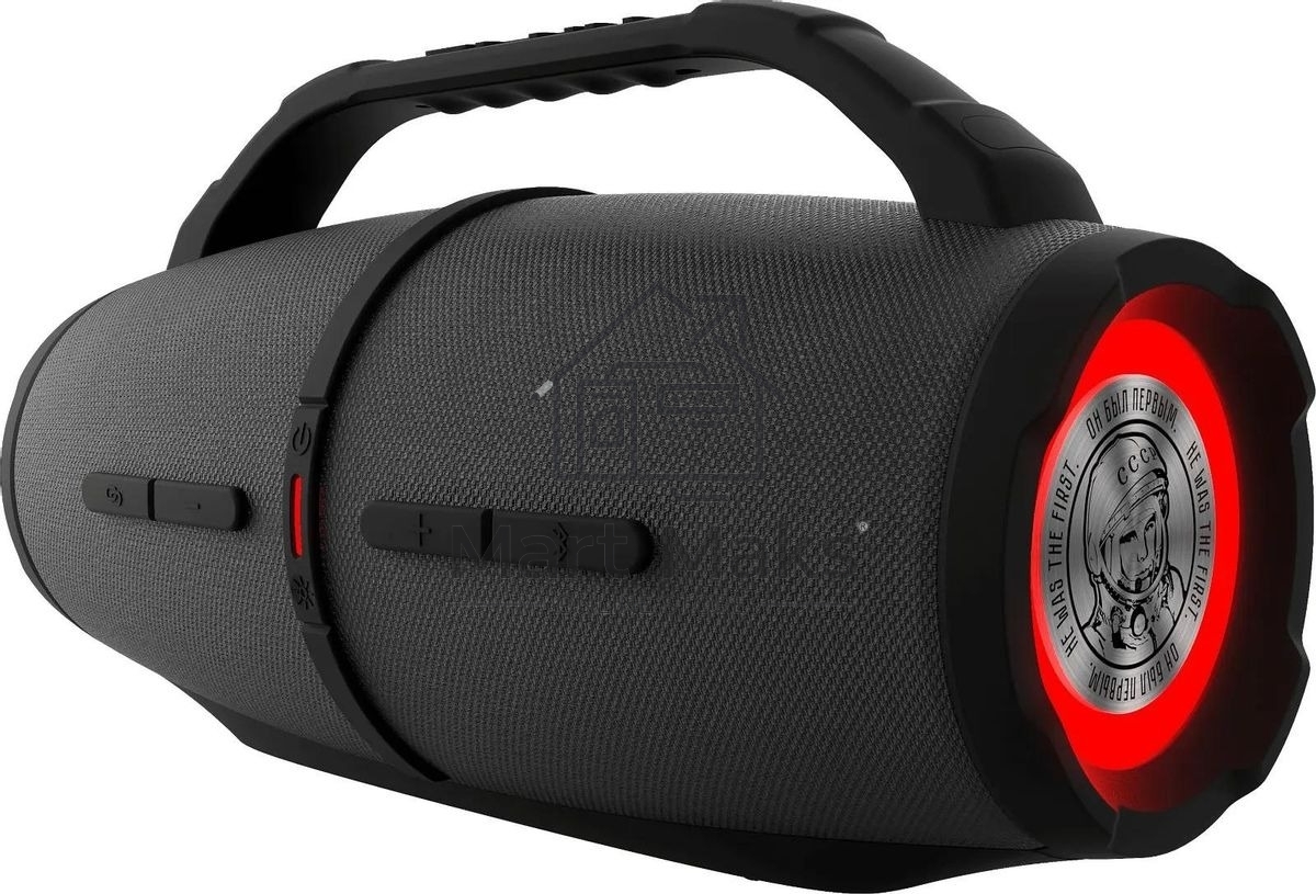 Колонка портативная Ural Гагарин ГР-007, 60W, 2.2 BT/3.5Jack/USB, 10м, 5000mAh, серый