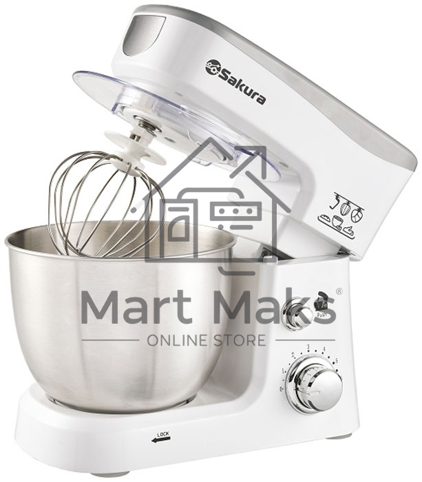 Миксер планетарный Sakura SA-6327W белый