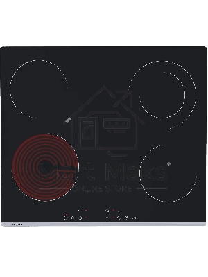 Варочная поверхность Krona Luna черный/нержавеющая сталь
