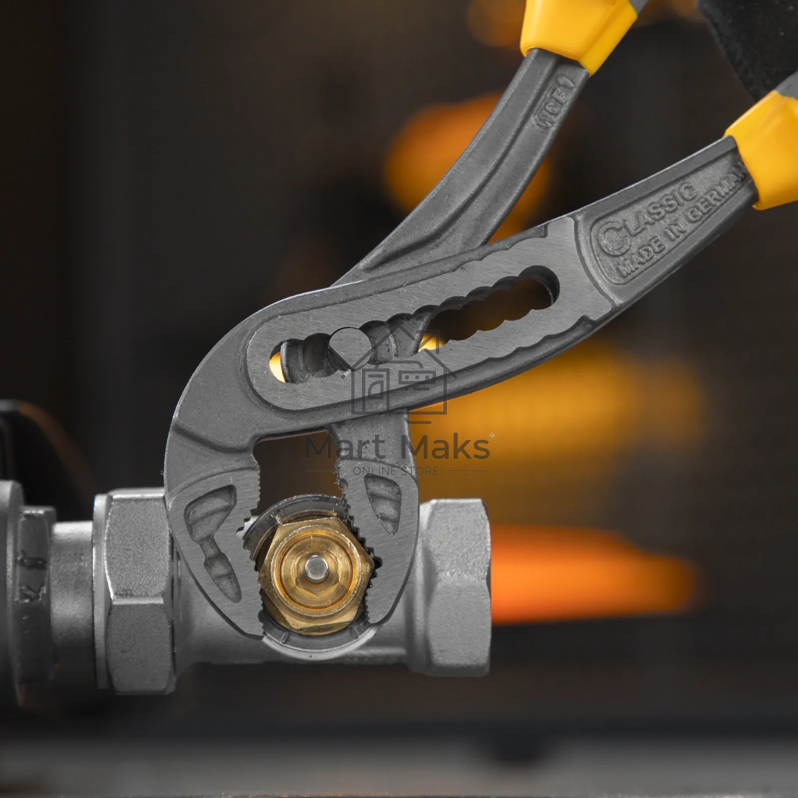 Клещи переставные Denzel трехкомпонентные рукоятки 240 мм