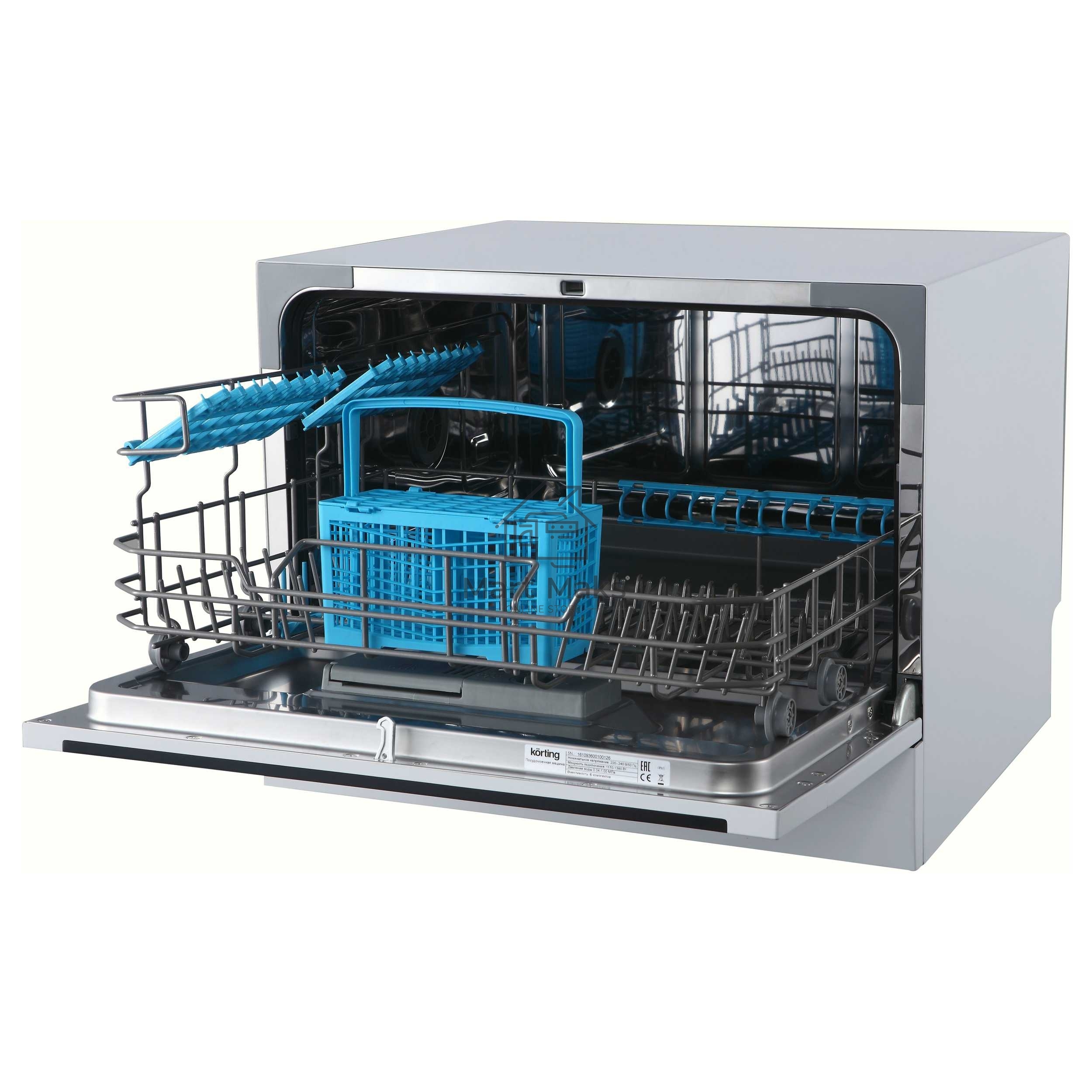 Посудомоечная машина Korting KDF 2050 S, серебристый, 55 см, 6 компл., 49 дБ, класс A+