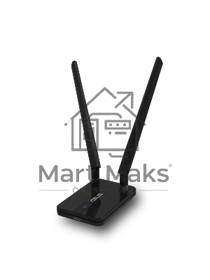 Адаптер ASUS USB-AC58, WI-FI 802.11ac, 400 + 867 Mbps USB 3.0 Adapter +2 внешняя антенна