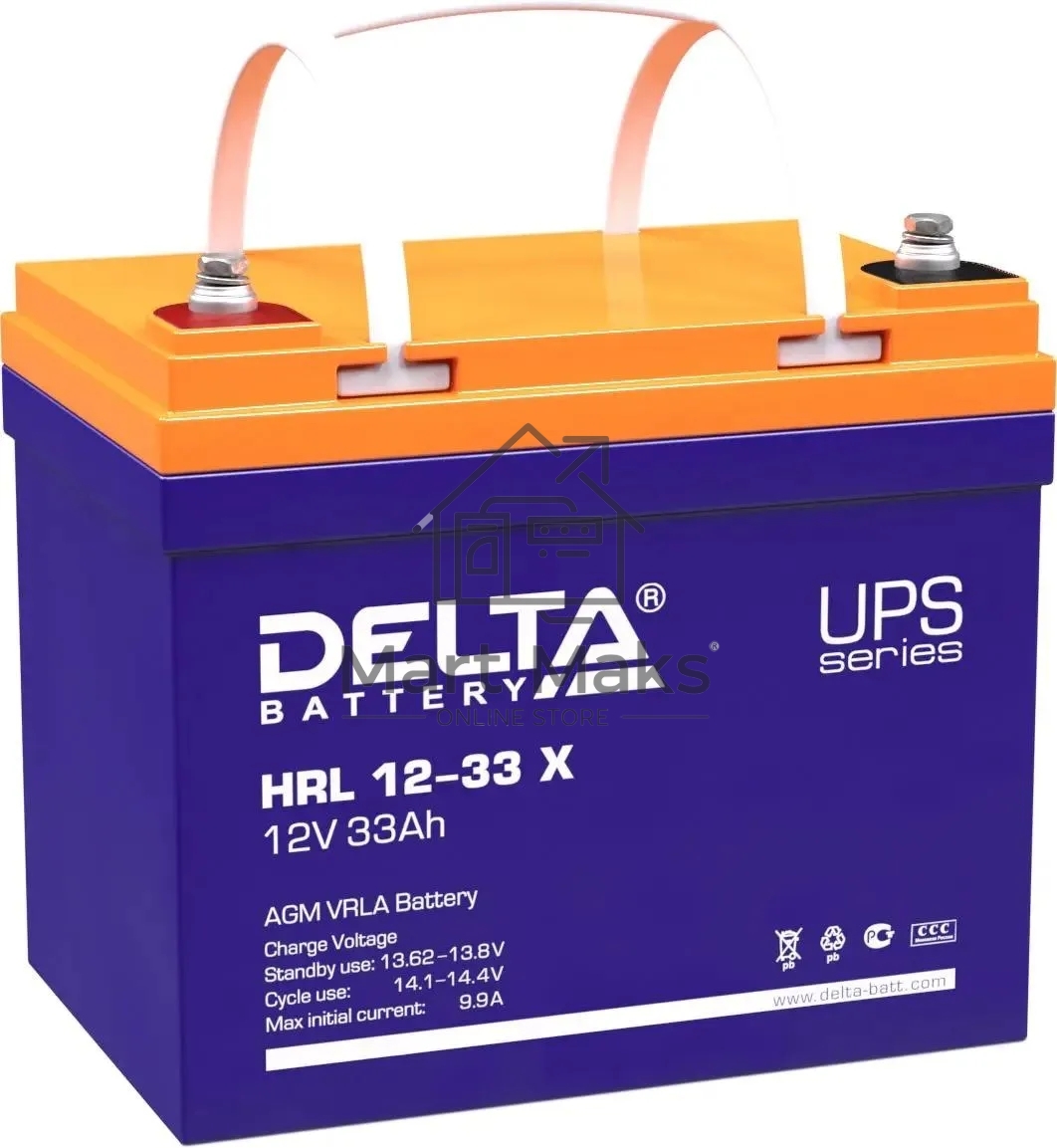 Батарея для ИБП Delta HRL 12-33 X 12В 33Ач