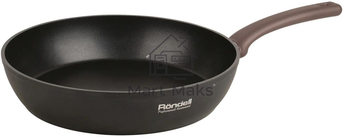 Сковорода Rondell Fest RDA-1338, 24см, без крышки, черный