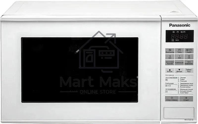Микроволновая печь Panasonic NN-GT261WZPE белый, 20 л, 800 Вт, переключатели - сенсор
