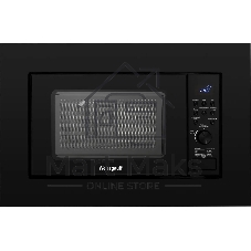 Встраиваемая микроволновая печь Weissgauff HMT-620 B Grill черный, 20 л, 700 Вт, переключатели - кнопки/поворотный механизм
