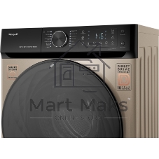 Стиральная машина Weissgauff WM 59411 Direct Drive Inverter Steam Champagne золотистая, загрузка фронтальная 11кг, 1400 об/мин., класс: A+++