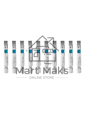 Бита Gross 113026 SL6,0х50 мм, сталь S2, шестигр., 10 шт.