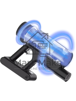 Пылесос вертикальный Haier HVC350 черный, питание от аккумулятора, 350 Вт, уборка сухая, пылесборник 0.8 л