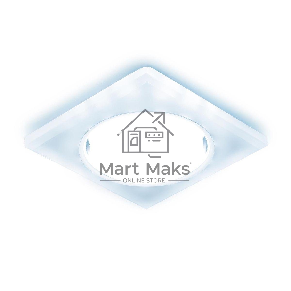 Встраиваемый точечный светильник G215 WH/CH/CLD хром/матовый GX53+3W(LED COLD)