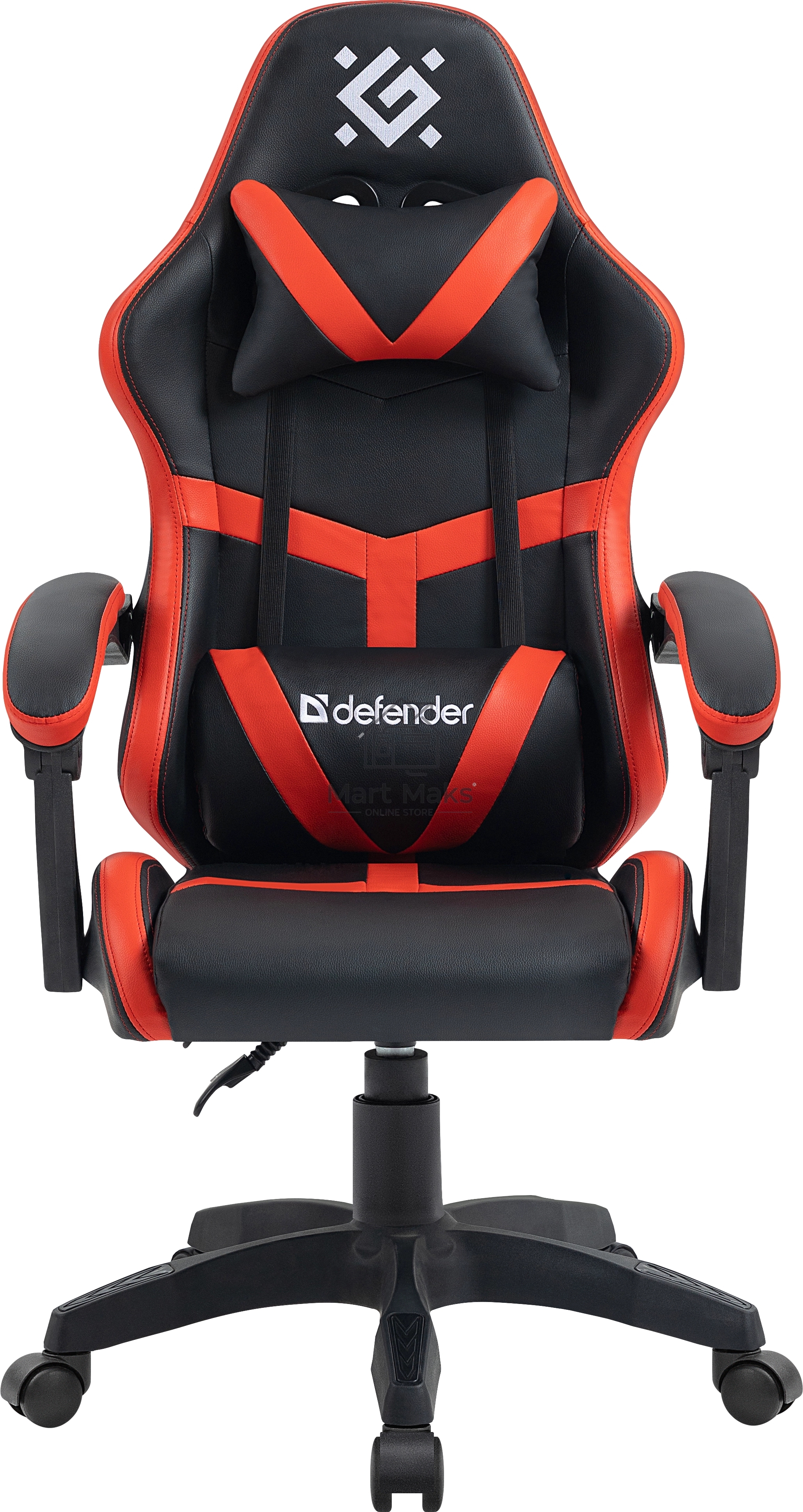 Кресло игровое Defender Synergy черный/Красный, класс 3, PU