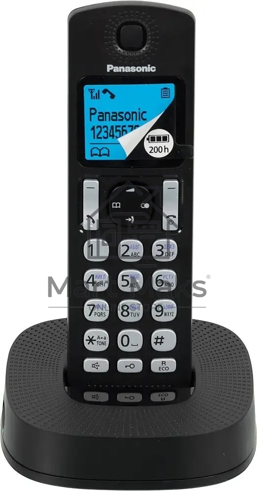 Телефон беспроводной (DECT) Panasonic KX-TGC310RU1 черный АОН