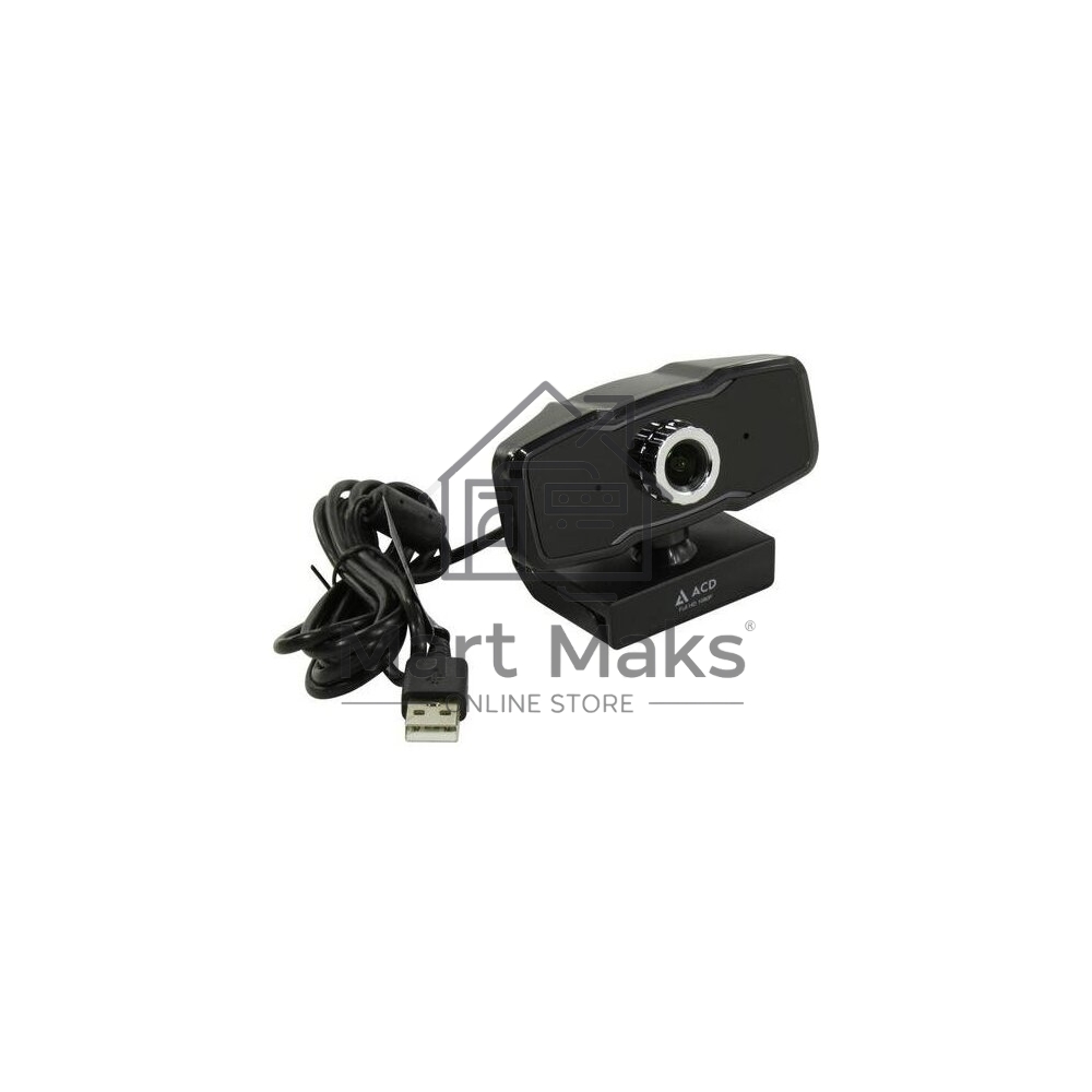 WEB Камера ACD-Vision UC500 CMOS 2МПикс, 1920x1080p, 30к/с, микрофон встр., USB 2.0, универс. крепление, черный корп. RTL